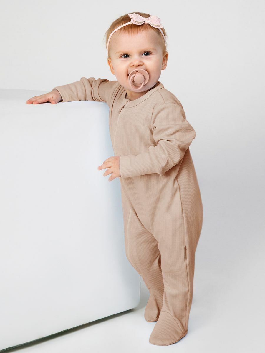 Комбинезон-слип AMAROBABY AB-OD21-FS3/03-56 Fashion бежевый размер 56