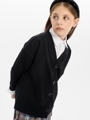 Кардиган детский Amarobaby Study Hop, черный, размер 146