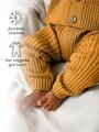 Штаны вязанные детские Amarobaby Pure Love Comfy, горчичный , размер 98