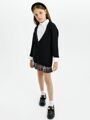 Пиджак Amarobaby Pure Love School, вязаный, черный, размер 134-140