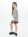 Пиджак Amarobaby Pure Love School, вязаный, серый, размер 146-152