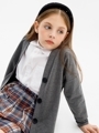 Кардиган детский Amarobaby Study Hop, серый, размер 146