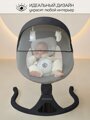 Электронные качели детские Amarobaby Funny swing, черный