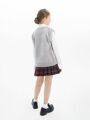 Жилет Amarobaby Pure Love School New, вязаный, серый, размер 140-146