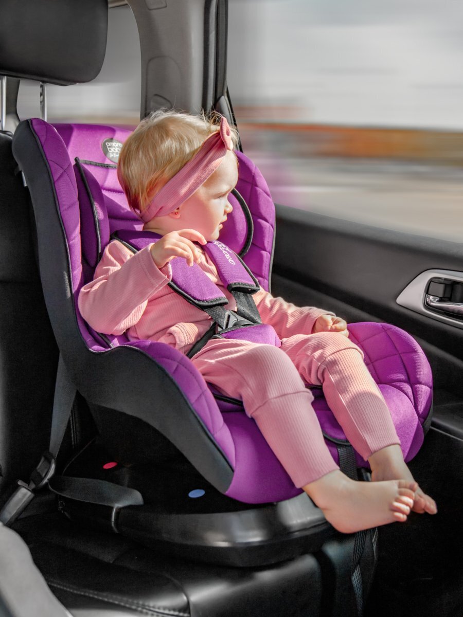 Автокресло детское AMAROBABY Safety, группа 0+/I, (фиолетовый)