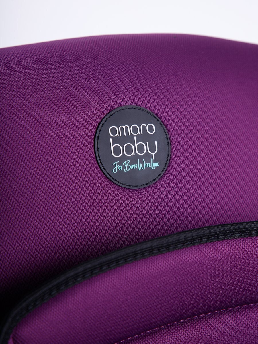 Автокресло детское AMAROBABY Safety, группа 0+/I, (фиолетовый)