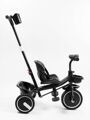 Велосипед детский трехколесный с ручкой AMAROBABY STREET RIDER, чёрный