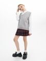 Жилет Amarobaby Pure Love School New, вязаный, серый, размер 140-146