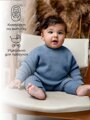 Штаны вязанные детские Amarobaby Pure Love Comfy, голубой