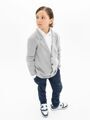 Пиджак Amarobaby Pure Love School, вязаный, серый, размер 146-152