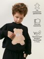 Костюм детский с принтом мишки Amarobaby TEDDY, цвет черный, размер 116